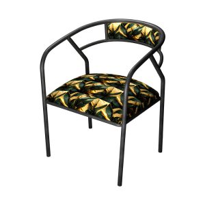 صندلی فلزی لاوان آهن پارچه طرح دار